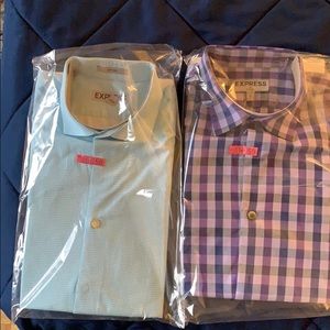 Bundle of two express button down shirts
